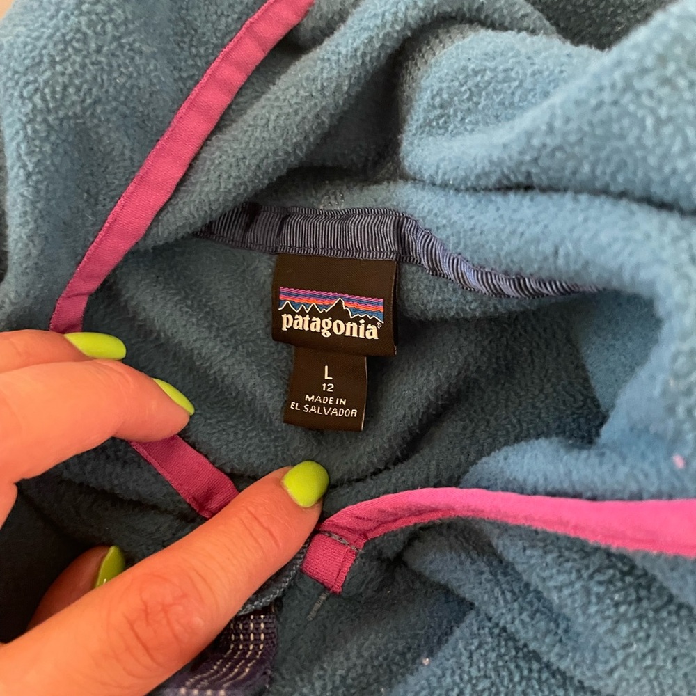 Kids Patagonia zip up hoodie